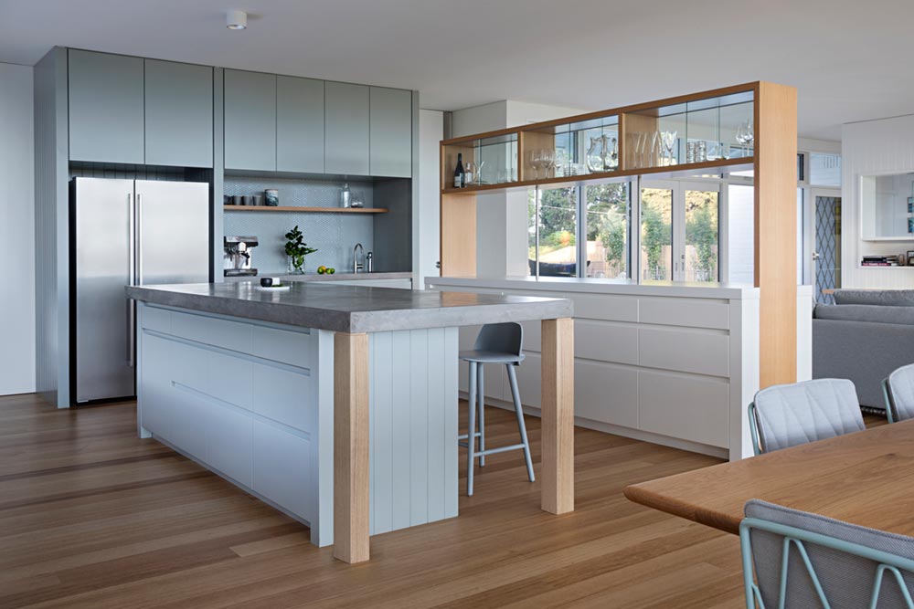 modern mid century kitchen design - Newtown House