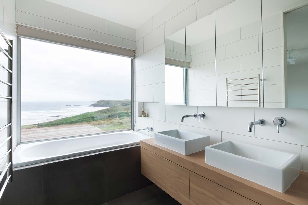 modern modular home bathroom ms - Phillip Island Modular Home