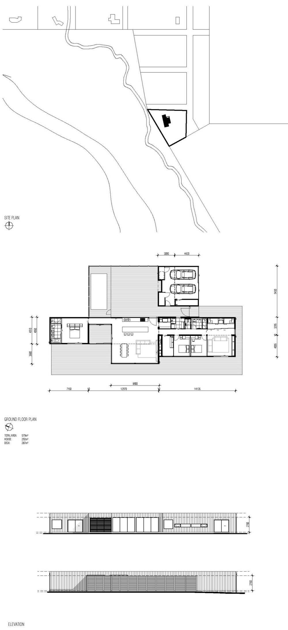 modern modular home plan ms - Phillip Island Modular Home