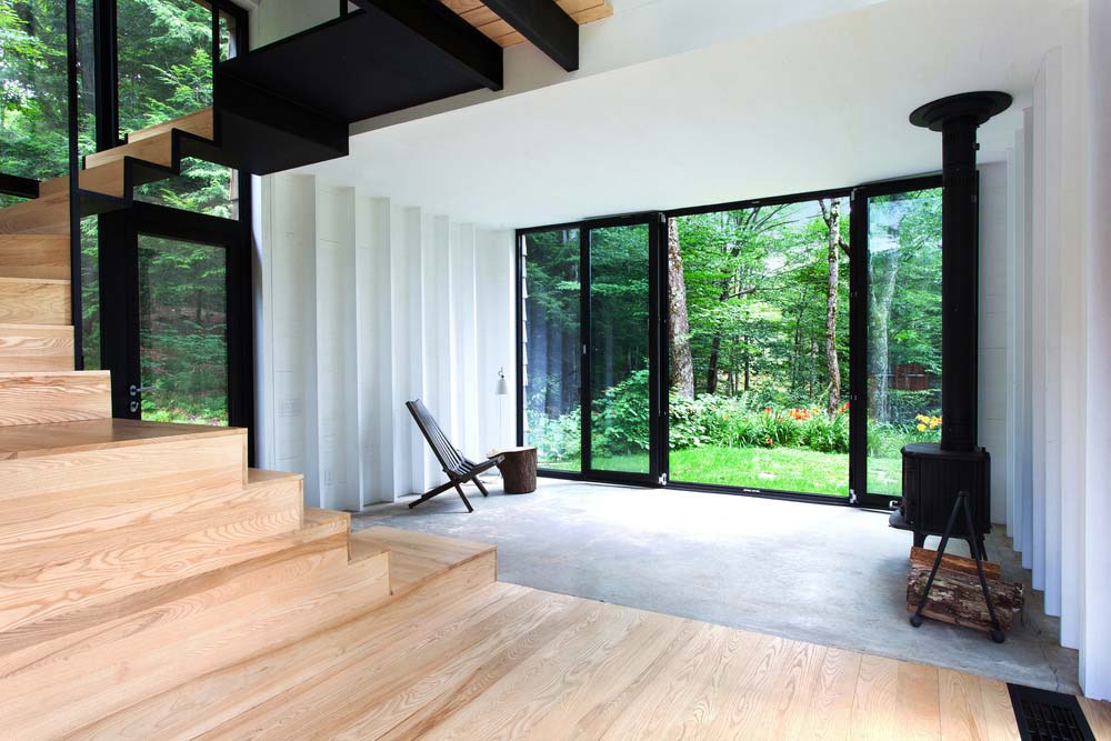 modern mountain cabin living room yh2 - La Colombière