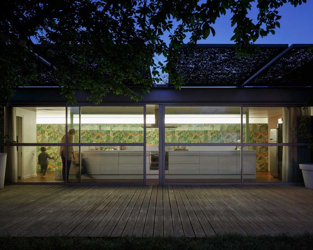 modern open kitchen design - GOM House