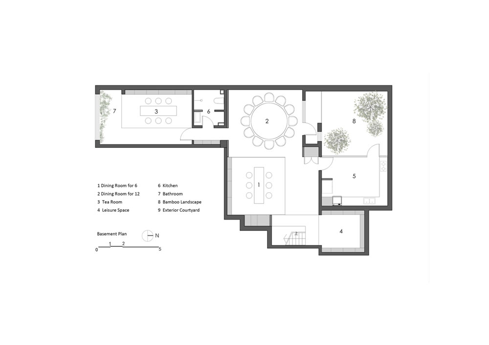 modern oriental home plan as2 - Haitang Villa