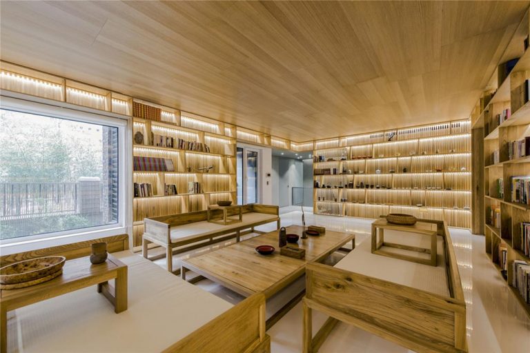 Natural, Modern Oriental Living Interiors In A 3-story Townhouse In Beijing
