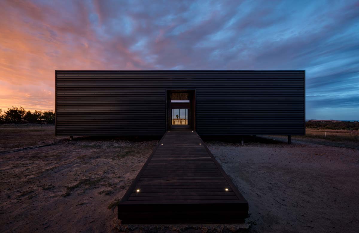 modern prefab farmhouse entry lcb - Caravanserai Prefab Farmhouse