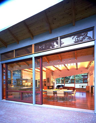 modern ranch home design 5 - Rustic Canyon Residence: openness & tranquility
