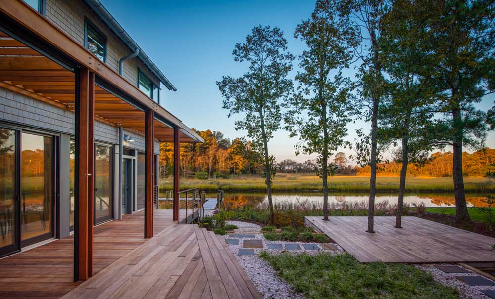 modern river house views ga - Home on the Intracoastal Waterway