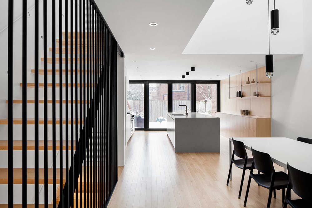 Row House Renovated With Modern Interiors