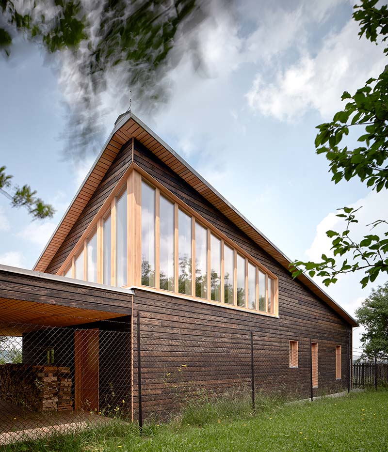 modern rural home design windows - Chestnut House