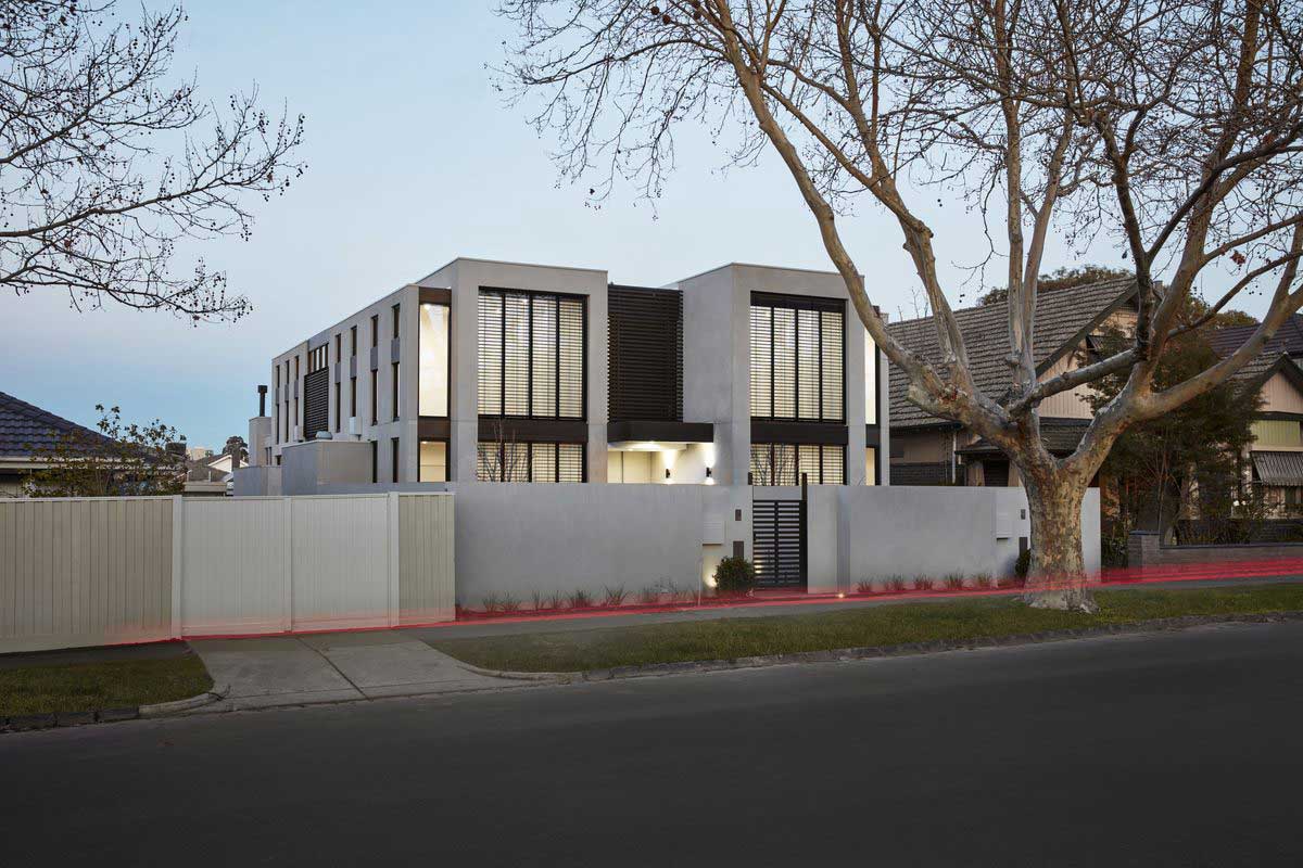 modern townhouse exterior - Cressy Townhouses