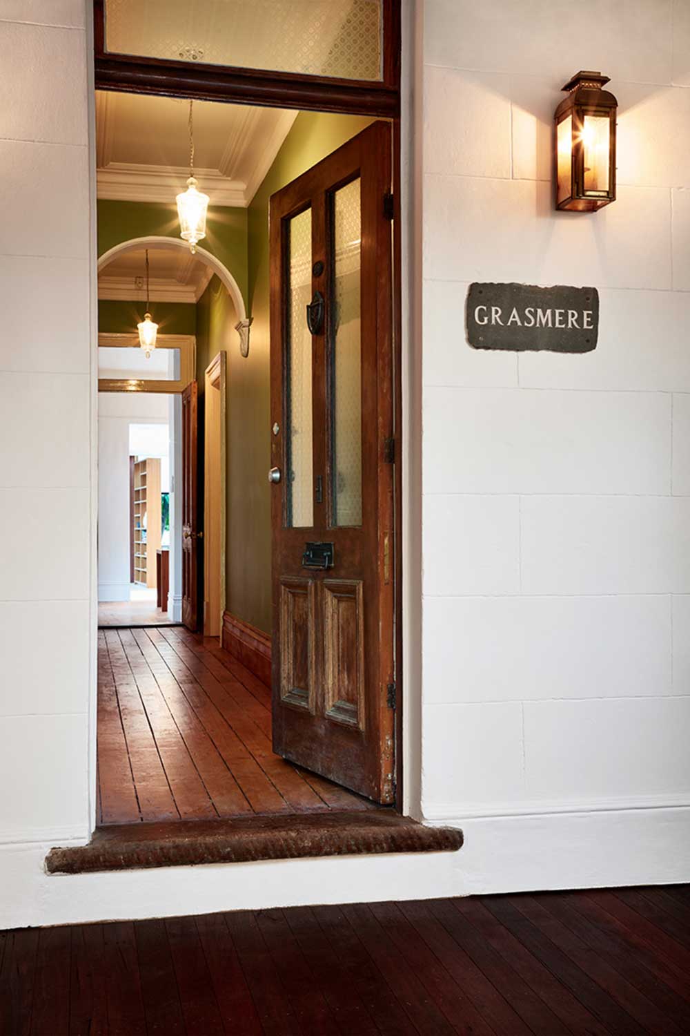 modern victorian house entrance ba - Grasmere