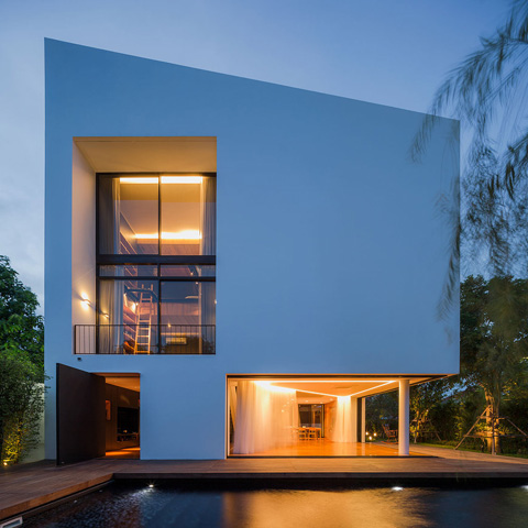 Modern architecture - Modern villa in Bangkok, Thailand