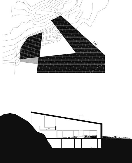 modern villa plan astrid - Villa Astrid: among the stones