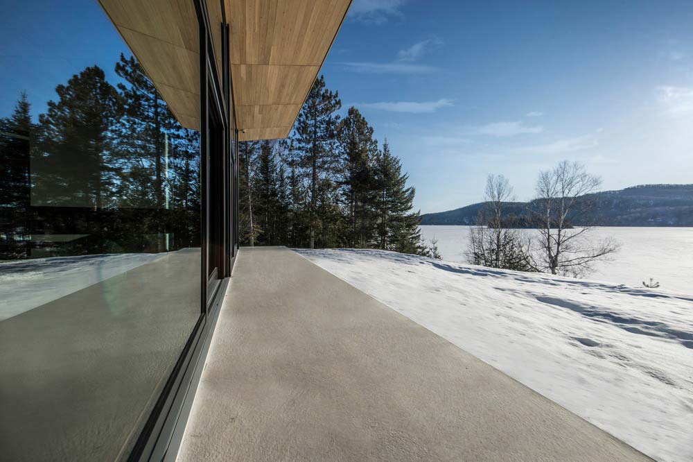 modern wooden cabin view - The Wooden Wing