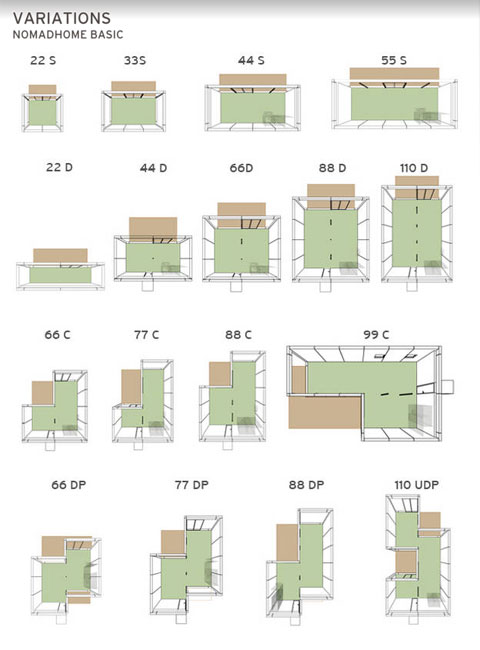 modular home plan nomad - Nomadhome: a place of change