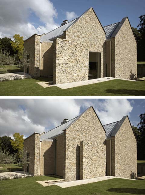 moving stone wall wicksted 5 - Wicksted Lodge: Stone Curtain