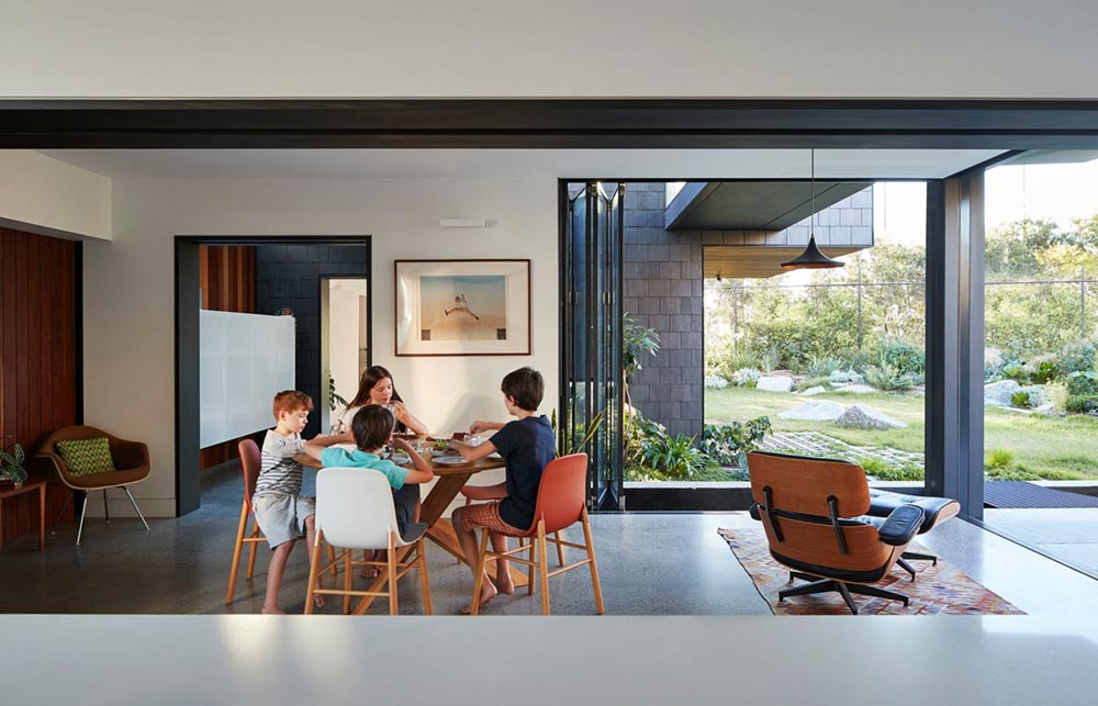 Multi generational home dining room design