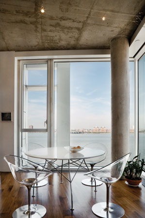 nyc loft design perry6 - Perry Street Residence: Loft With a View