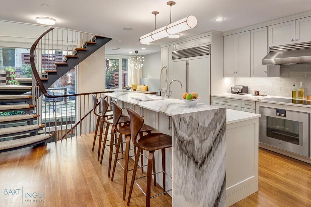 nyc townhouse design kitchen - Manhattan's First Passive House