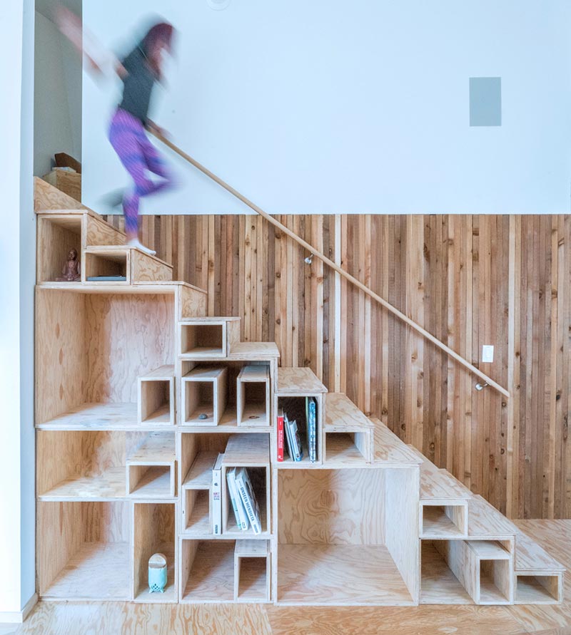 offgrid passive house design stairs am - MARTaK Passive House