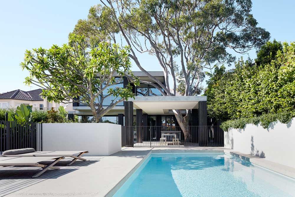 outdoor space pool design bea - Hopetoun Avenue Residence