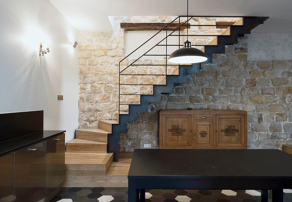 parisian family home stairs design abc - A Parisian Family Home