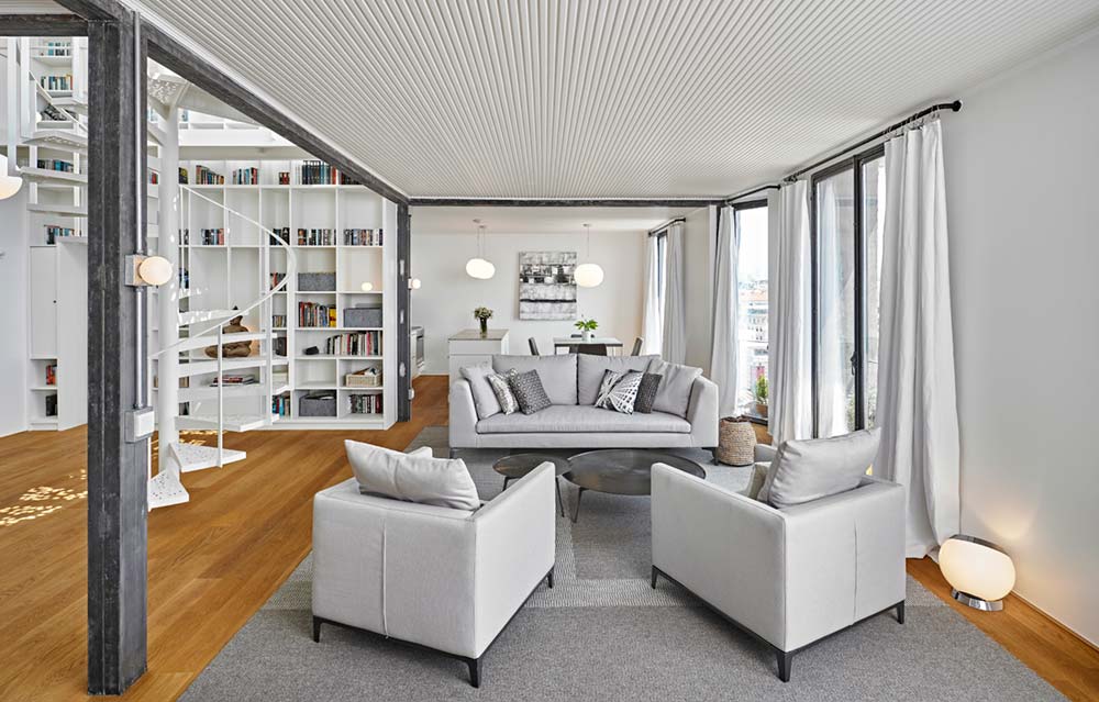 Living Room In Shades Of Grey