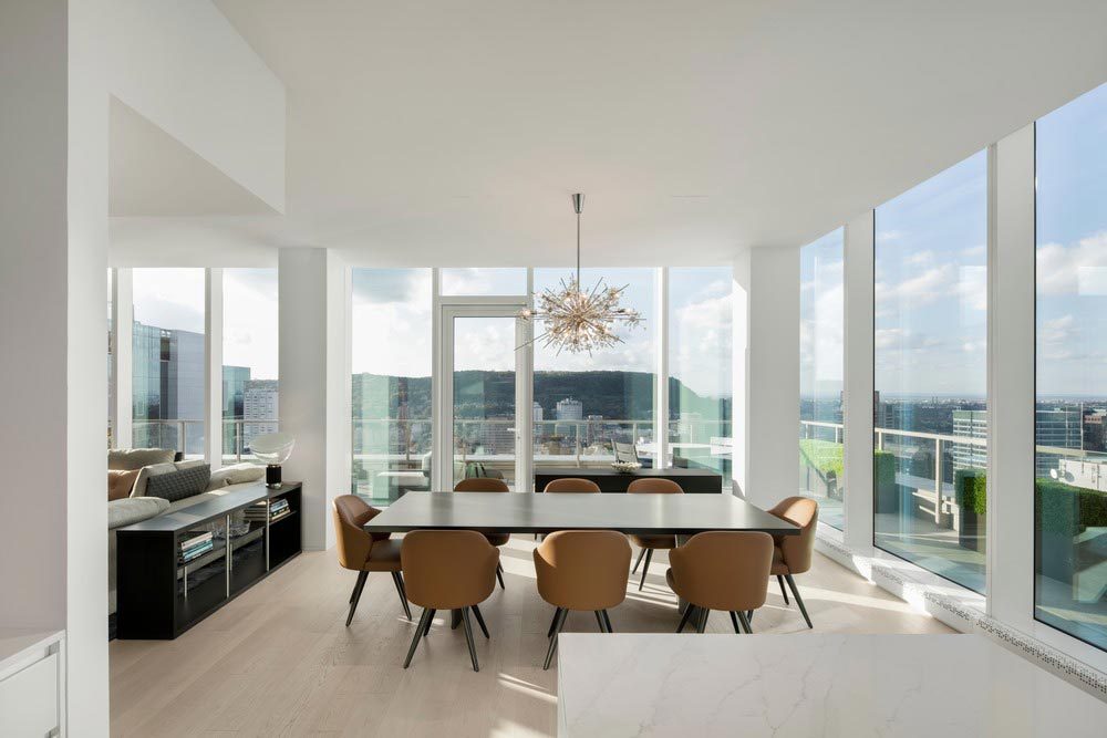 penthouse dining room design 1000x667 - Belvedere Penthouse