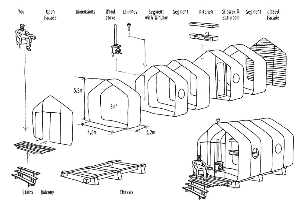Small prefab home plan