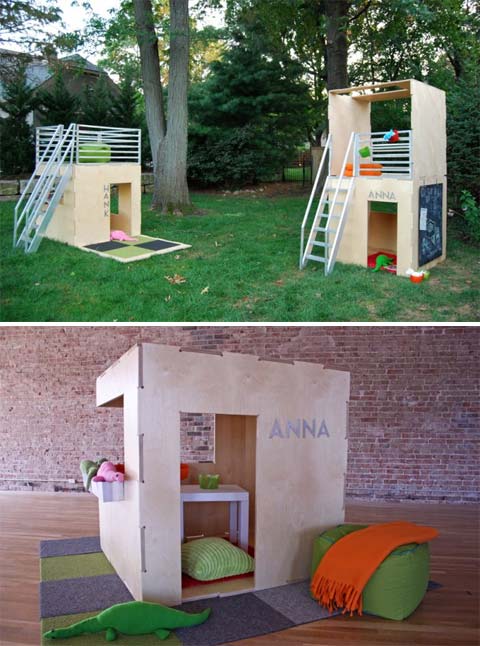 simple outdoor playhouse