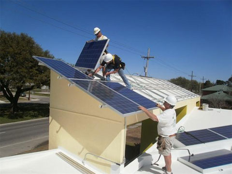 prefab sip house sunshower6 - The SunShower SSIP house: Literally and Metaphorically Green