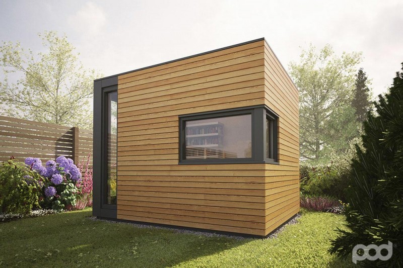 prefab studio pod space 800x533 - Pod Space: Garden prefab getaways