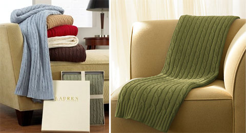 ralph lauren blanket 2 - Ralph Lauren Cable Throw Blanket: Show Off the Cover