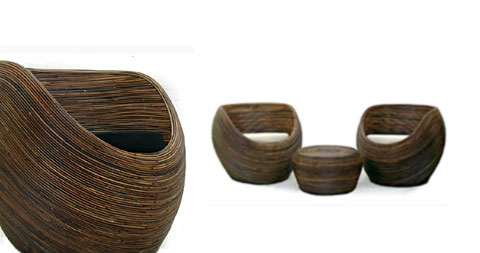 rattan lounge chair donut - Donut Rattan Lounge Chair