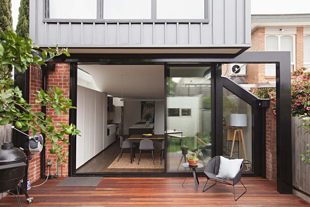 rear house extension design ra - Perched House Extension