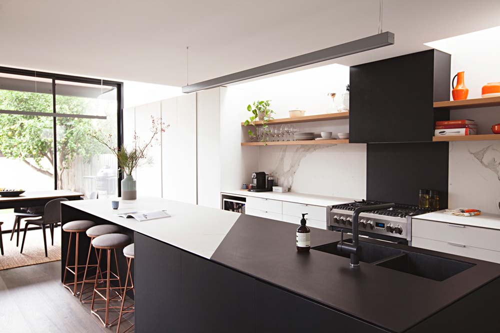 rear house extension kitchen ra - Perched House Extension