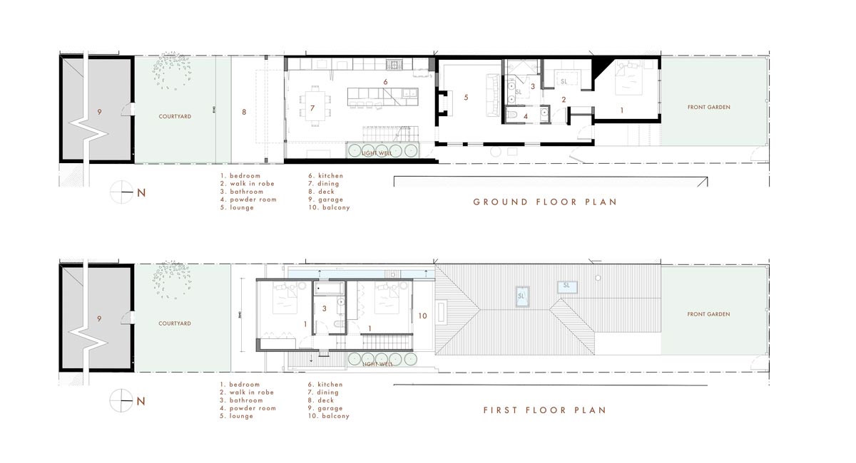 rear house extension plan ra - Perched House Extension