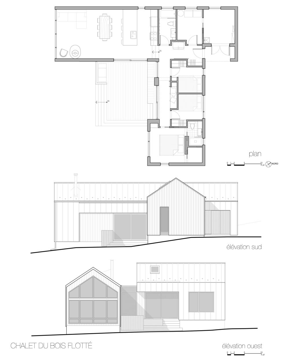 rustic cabin design plan bt - The Driftwood Chalet