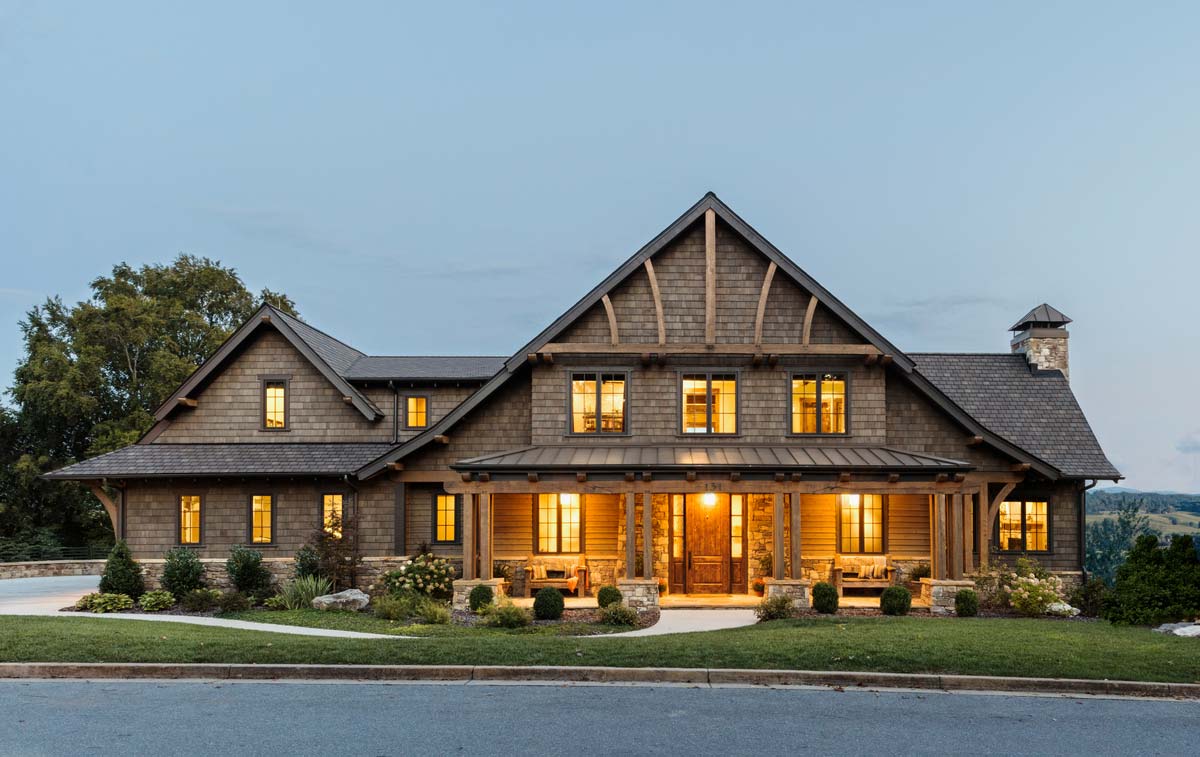 Rustic Mountain Home Design Comfortable Luxury in Jonesborough, TN
