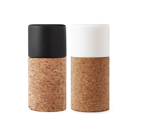 salt and pepper set 58 - 58° N Salt and Pepper Set: Stylishly Corky