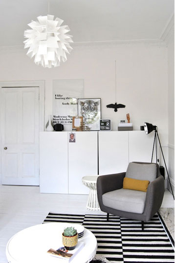 scandinavian home design deb7 - Scandinavian love in Scotland: Deborah's pretty home