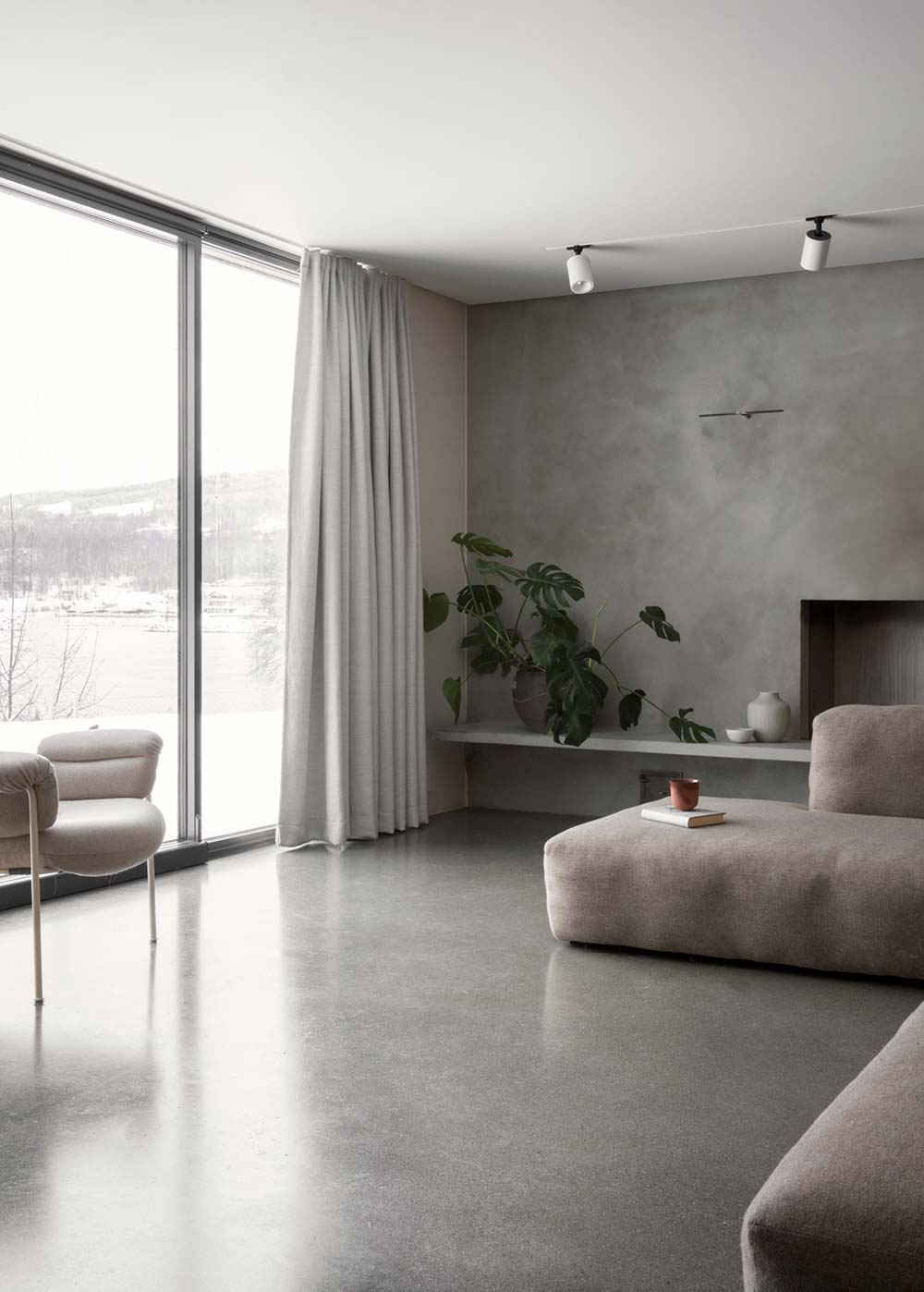 scandinavian interiors living - The Gjøvik House