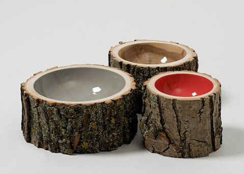 serving bowls log3 - Log Bowls: Naturally Vibrant