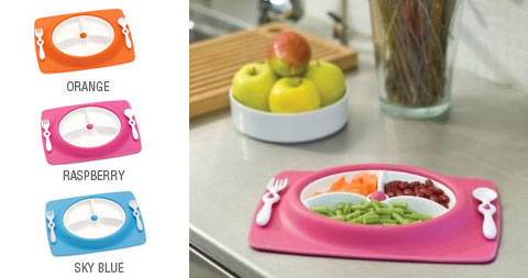 Stay put bowl store and mat set