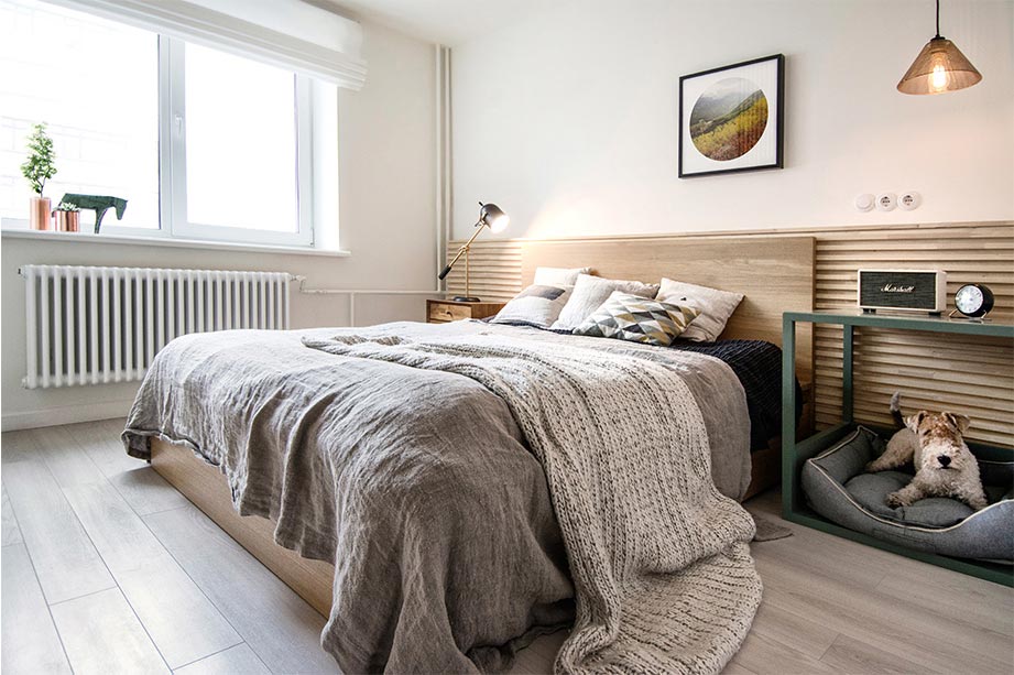 small apartment bedroom design int2 - Tiny Scandinavian inspired Interiors