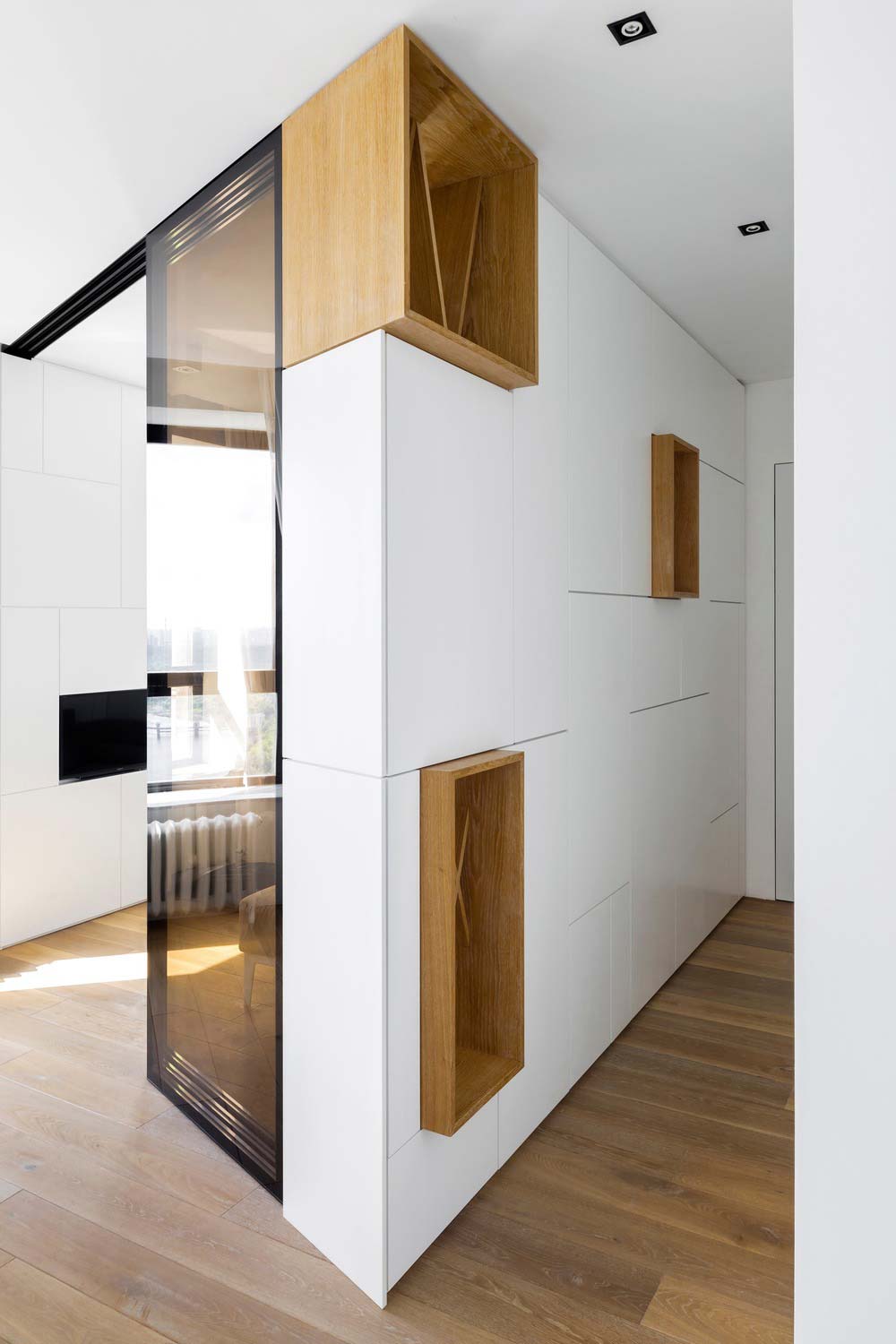 small apartment design storage md - Small Apartment in Moscow