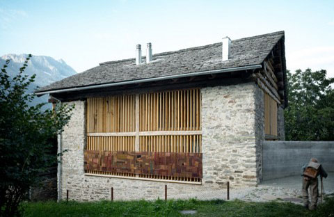 small barn house soglio 3 - Redevelopment of a barn: Blending past and present