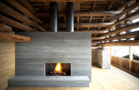 small barn house soglio 7 - Redevelopment of a barn: Blending past and present