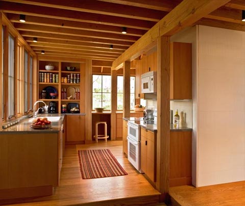 small cabin kitchen colorado - Colorado Residence: A-frame(d) cabin