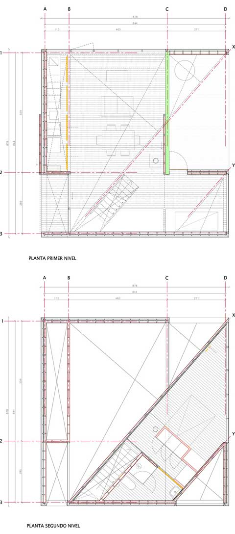 small coastal home plan d - D House: straight to the top