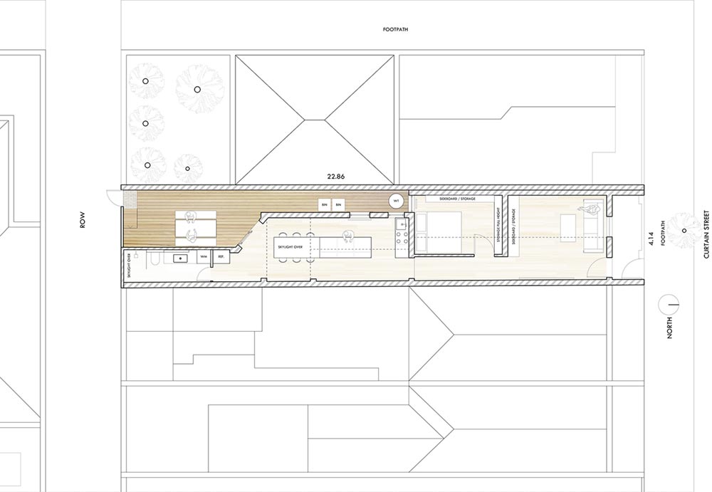 small cottage design plan as - Curtain Cottage